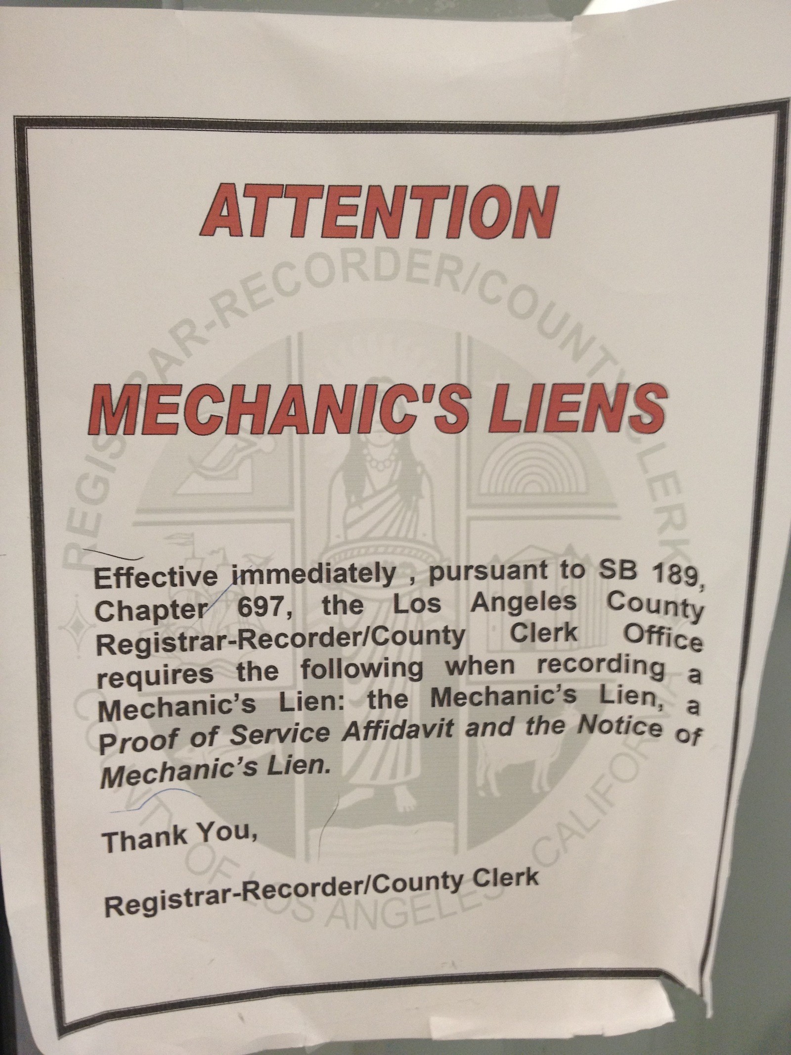 California Mechanics Lien Filings Made Easy